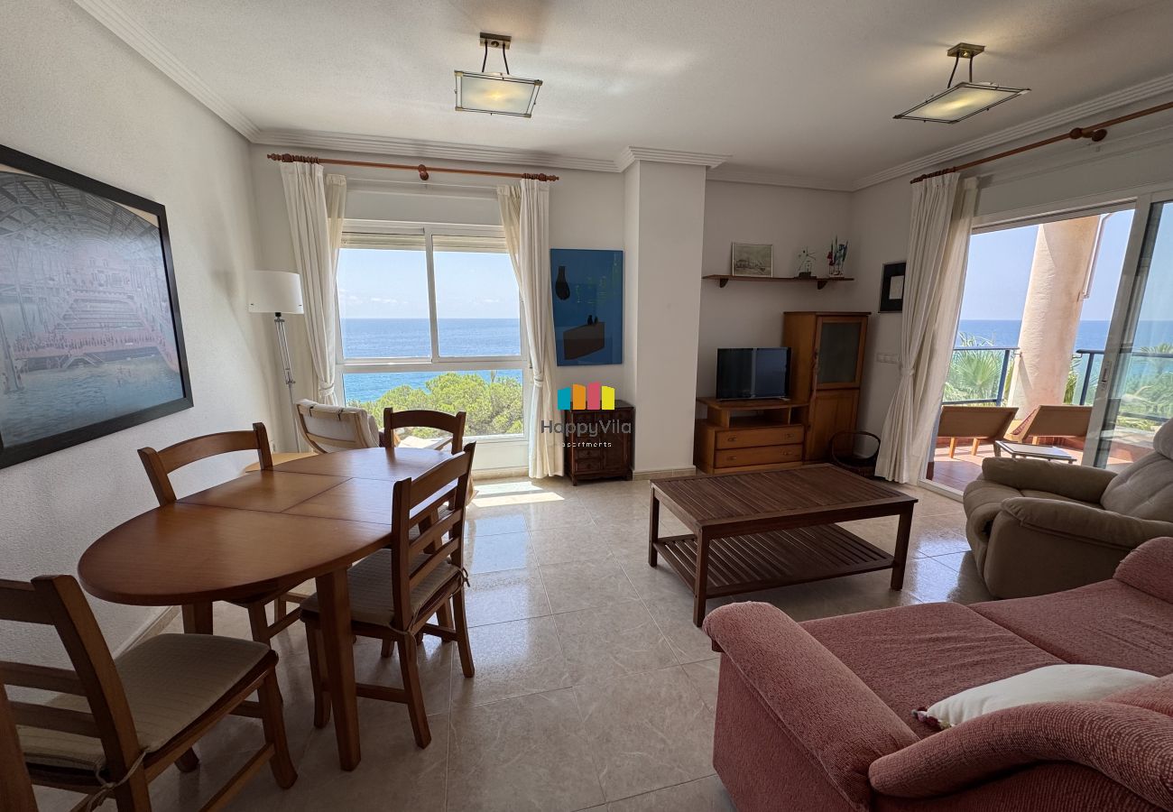 Apartamento en Villajoyosa - TELLEROLA - 3 HAB VISTAS MAR + PISCINA