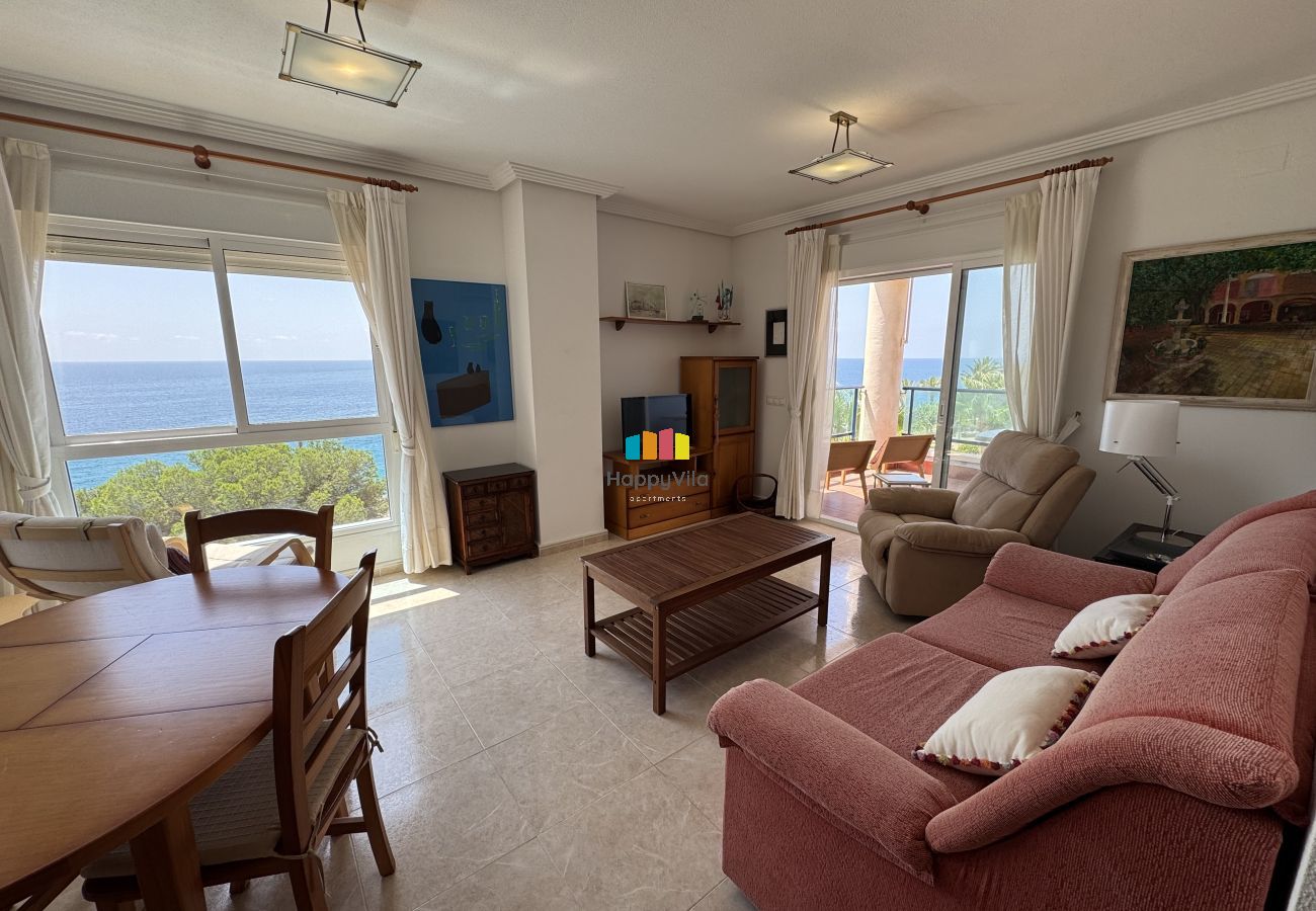 Apartamento en Villajoyosa - TELLEROLA - 3 HAB VISTAS MAR + PISCINA
